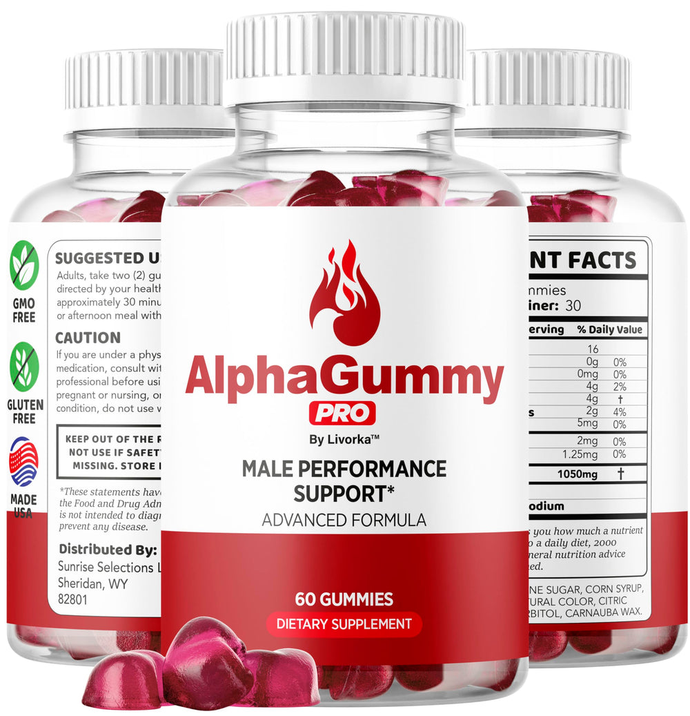 LIVORKA Alpha Gummy Pro in travel kit scenario.