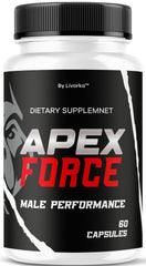 LIVORKA Apex Force bottle label highlighting a premium daily multivitamin for men