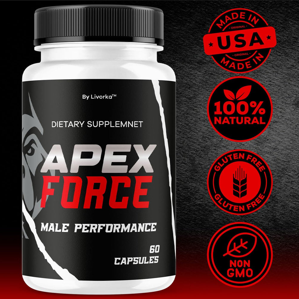 LIVORKA Apex Force serving suggestion promotes easy daily regimen.
