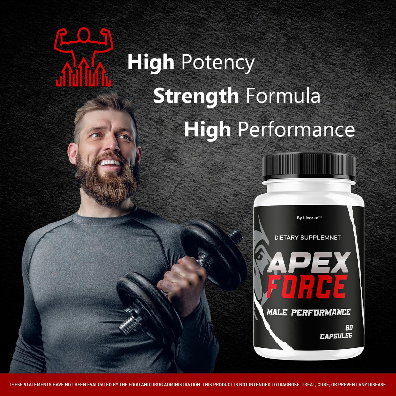 LIVORKA Apex Force label highlights US-made quality and safety.