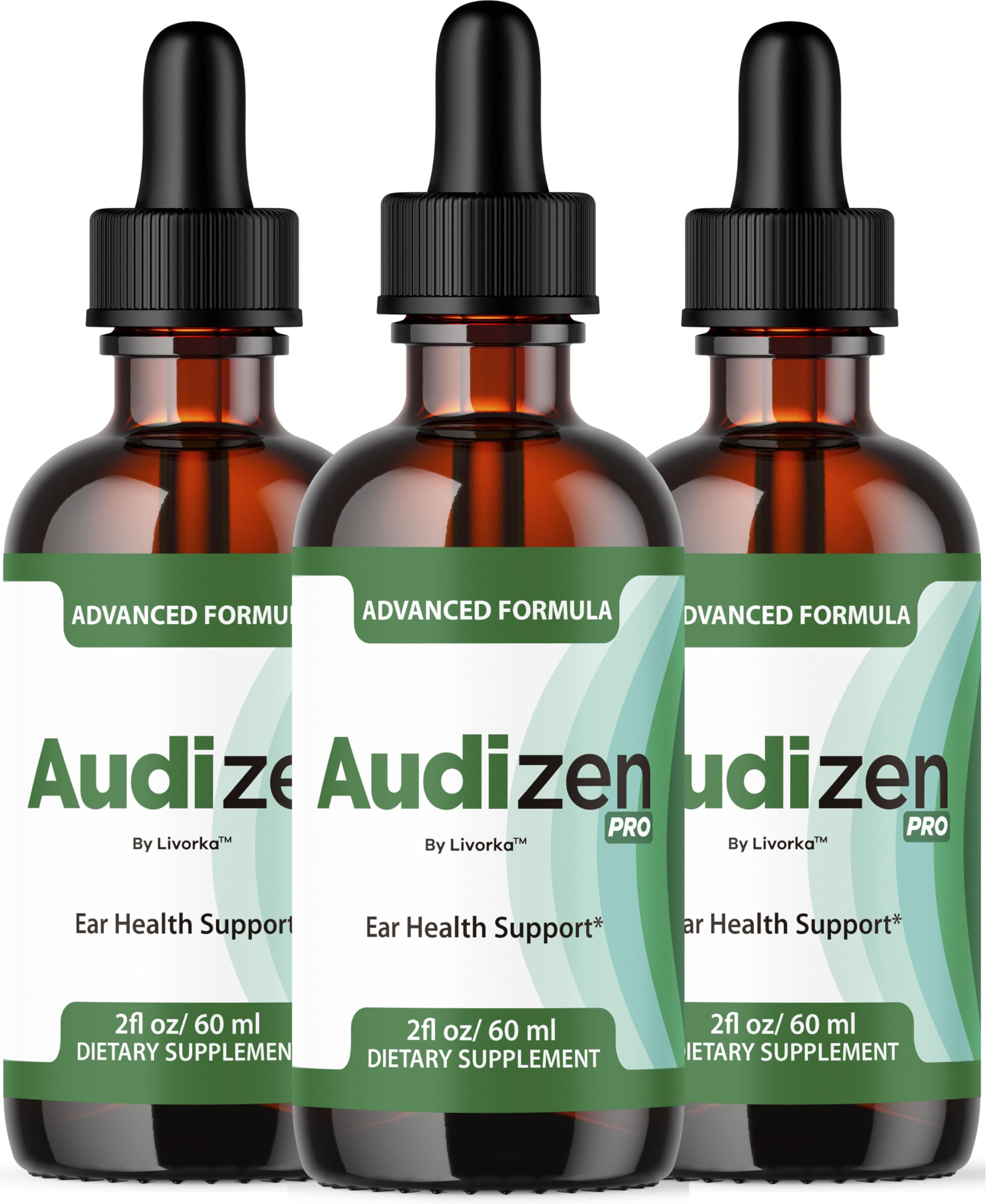 LIVORKA Audizen Pro drops bottle for daily auditory wellness support