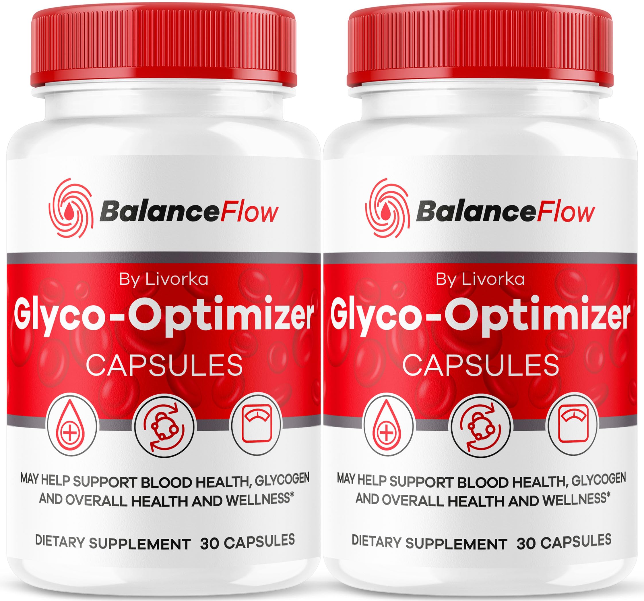 LIVORKA Balance Flow bottle front view for daily balance support.