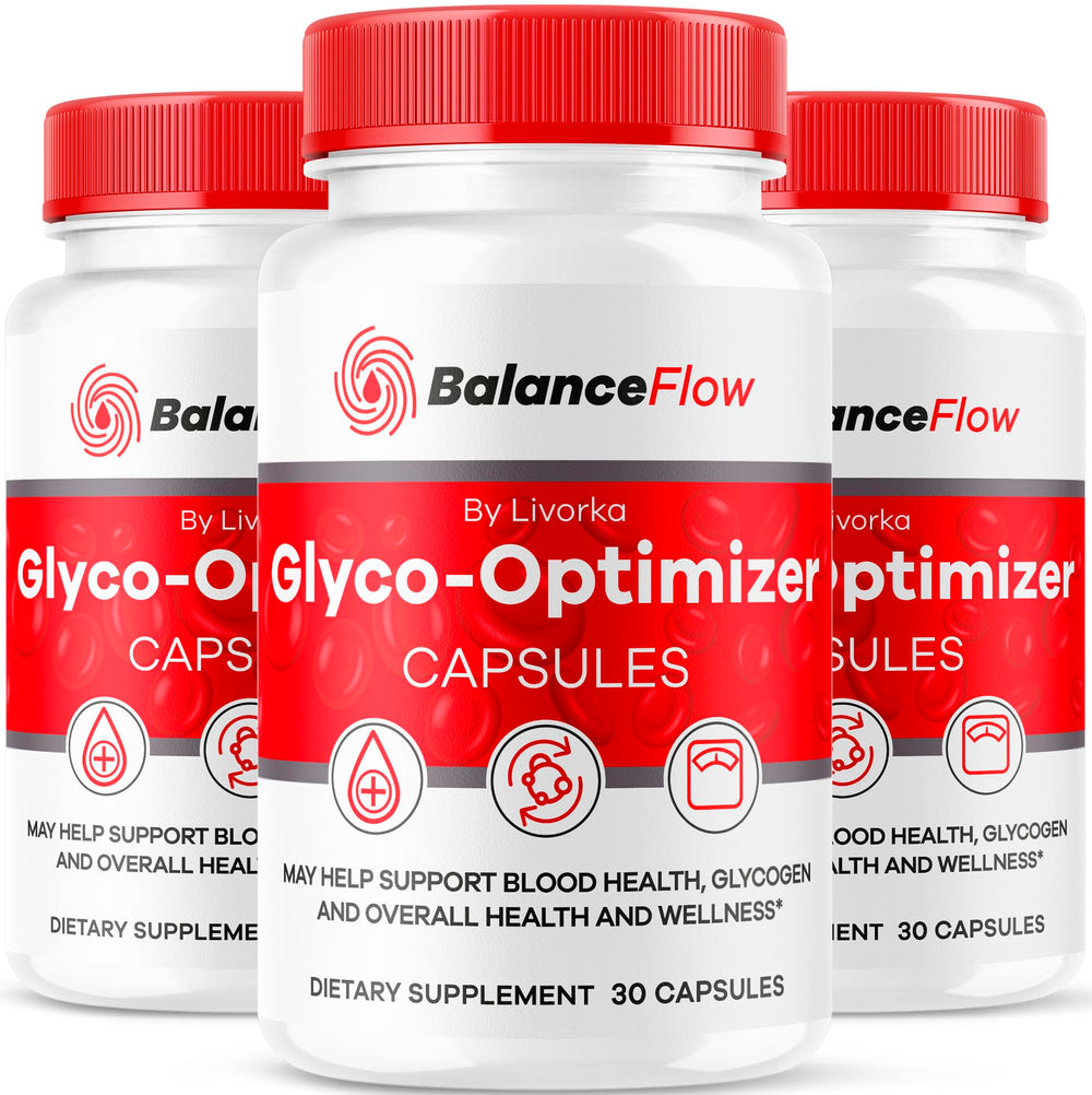 Livorka Balance Flow Glyco Optimizer pack shot supports a balanced daily routine.