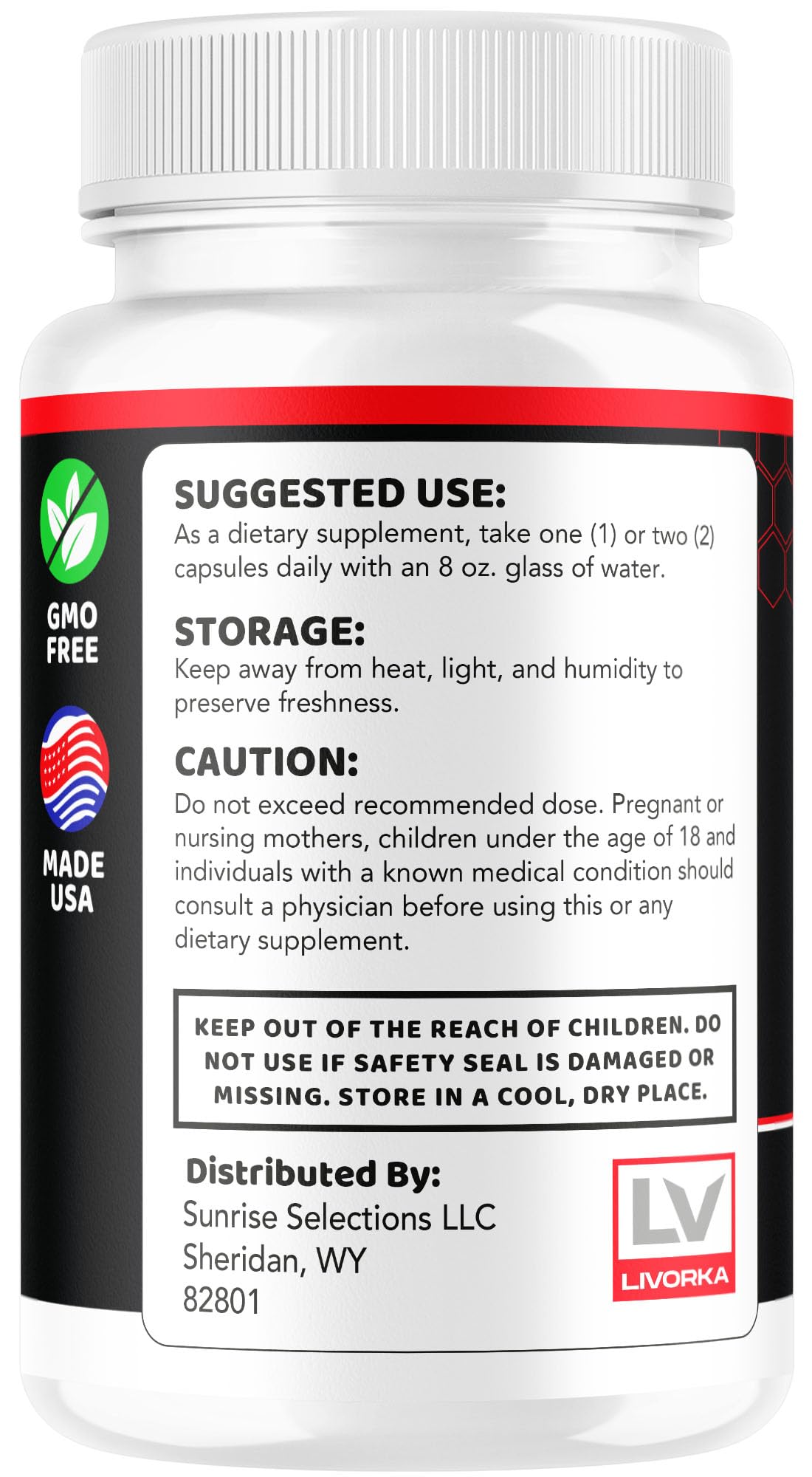 LIVORKA Beast Force official seal on packaging signals trusted quality.