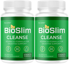LIVORKA BioSlim Cleanse bottle front showing premium digestive support formula