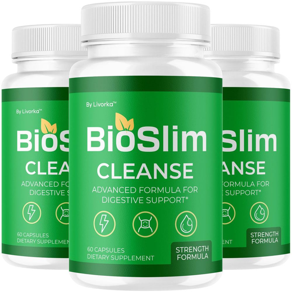 LIVORKA BioSlim Cleanse capsules bottle front for daily digestive support
