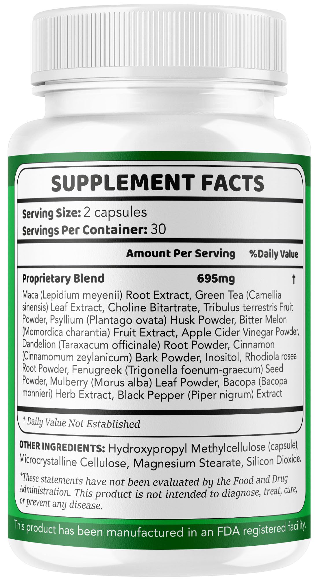 LIVORKA BioSlim Cleanse label closeup highlighting natural ingredients and premium formula
