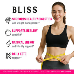 Close-up of LIVORKA Bliss Keto ACV Gummies bottle, chewy texture for everyday use.