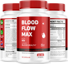 LIVORKA Blood Flow Max storage area illustrates tidy pantry-friendly packaging