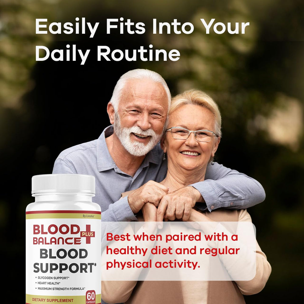Ingredient panel image of LIVORKA BloodBalance Plus for balanced daily nutrition.