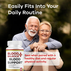 Ingredient panel image of LIVORKA BloodBalance Plus for balanced daily nutrition.