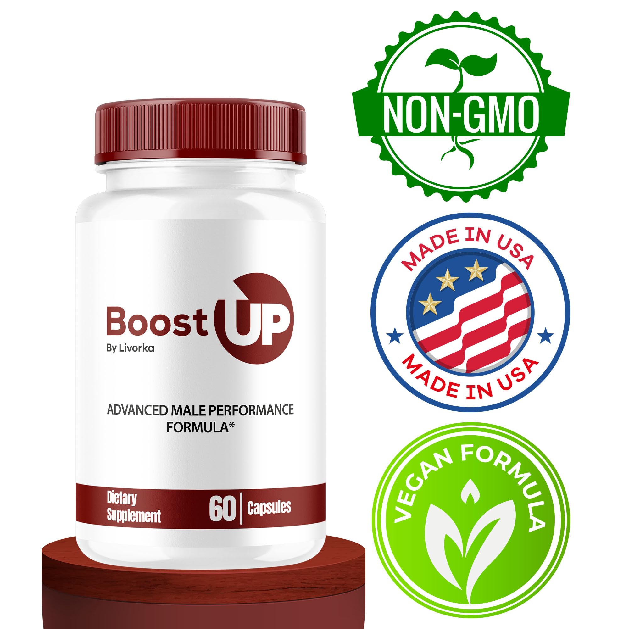 LIVORKA Boost Up pills in hand for on-the-go energy support