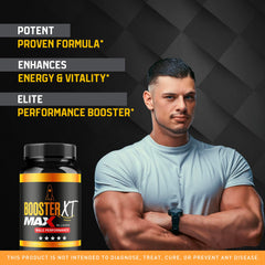 Livorka BoosterXT bottle side label close-up with clear nutritional information for informed use