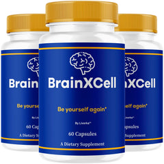 LIVORKA BrainXCell capsules bottle front – convenient daily memory support on the go.