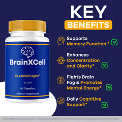 LIVORKA BrainXCell packaging box showcases two-month supply