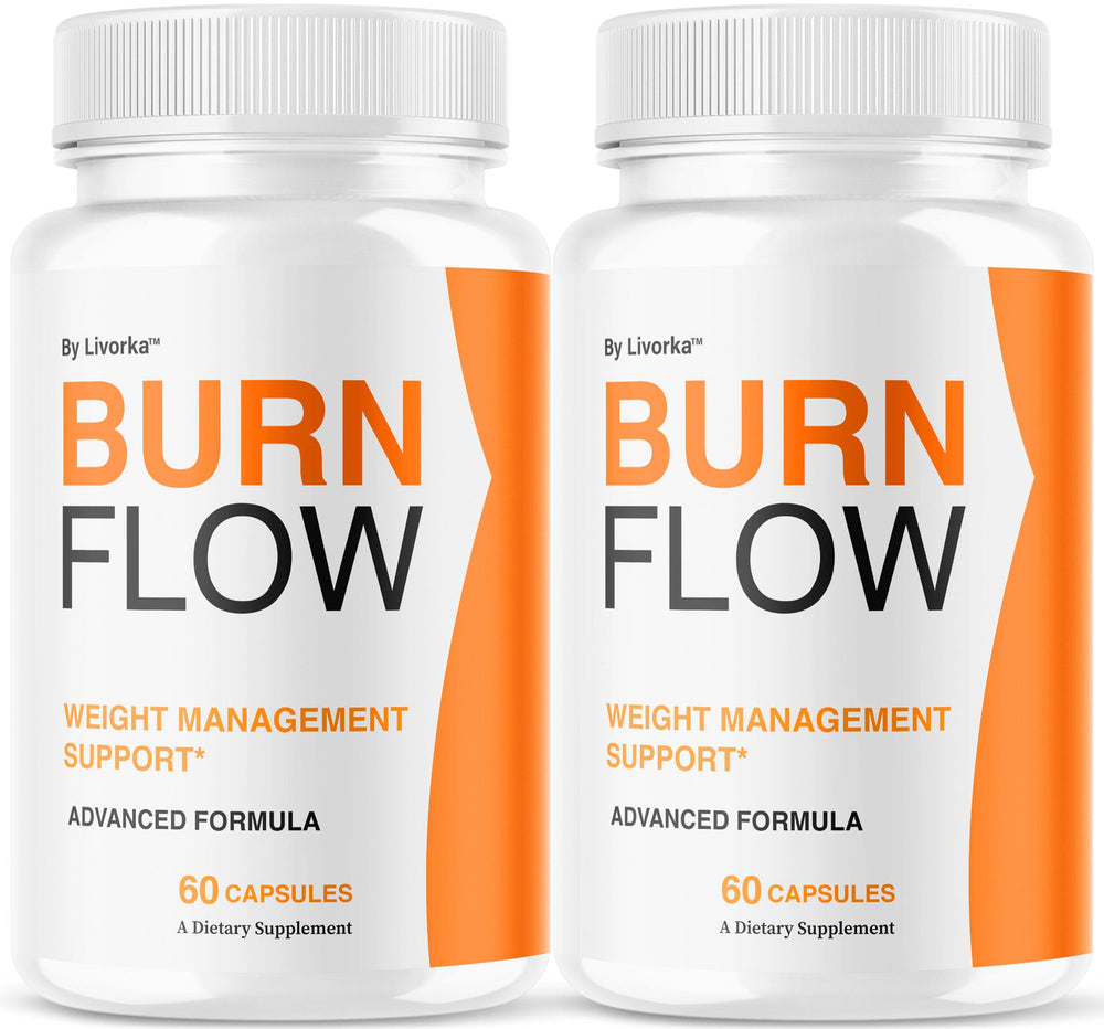 LIVORKA Burn Flow Capsules pack shot for daily wellness on the go.