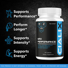 LIVORKA Cialix bottle back with supplement details and usage guidance