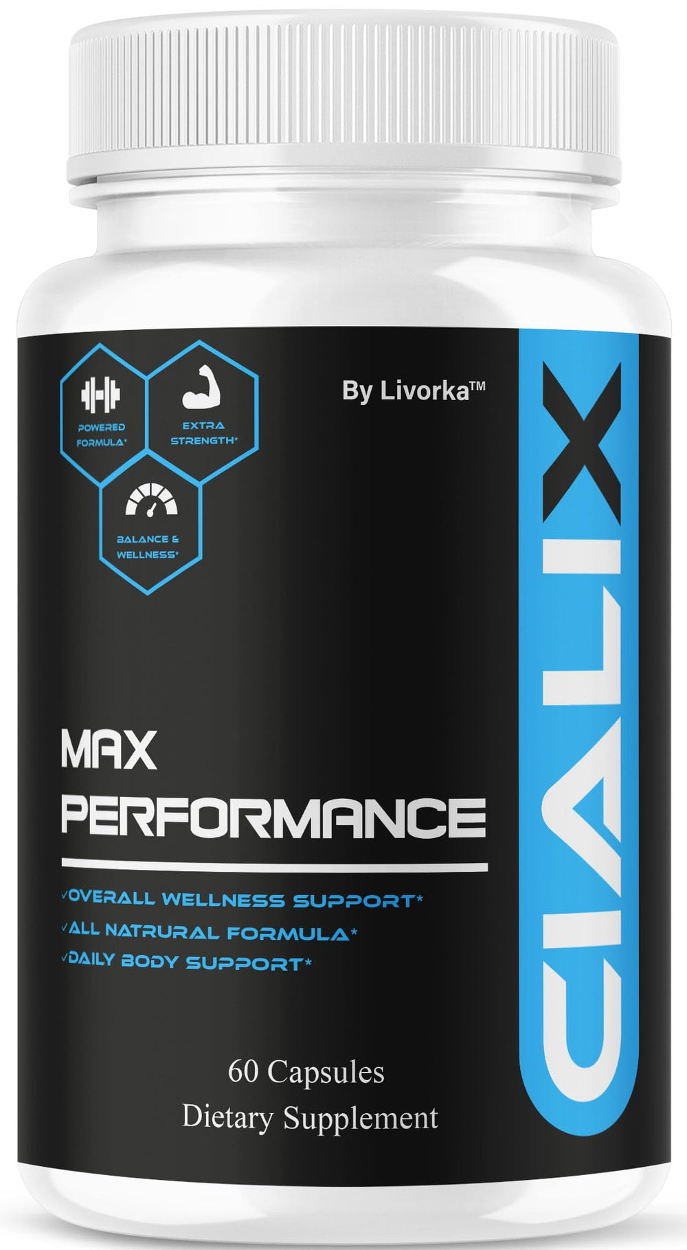 livorka cialix pills packaging front demonstrates premium design for daily wellness
