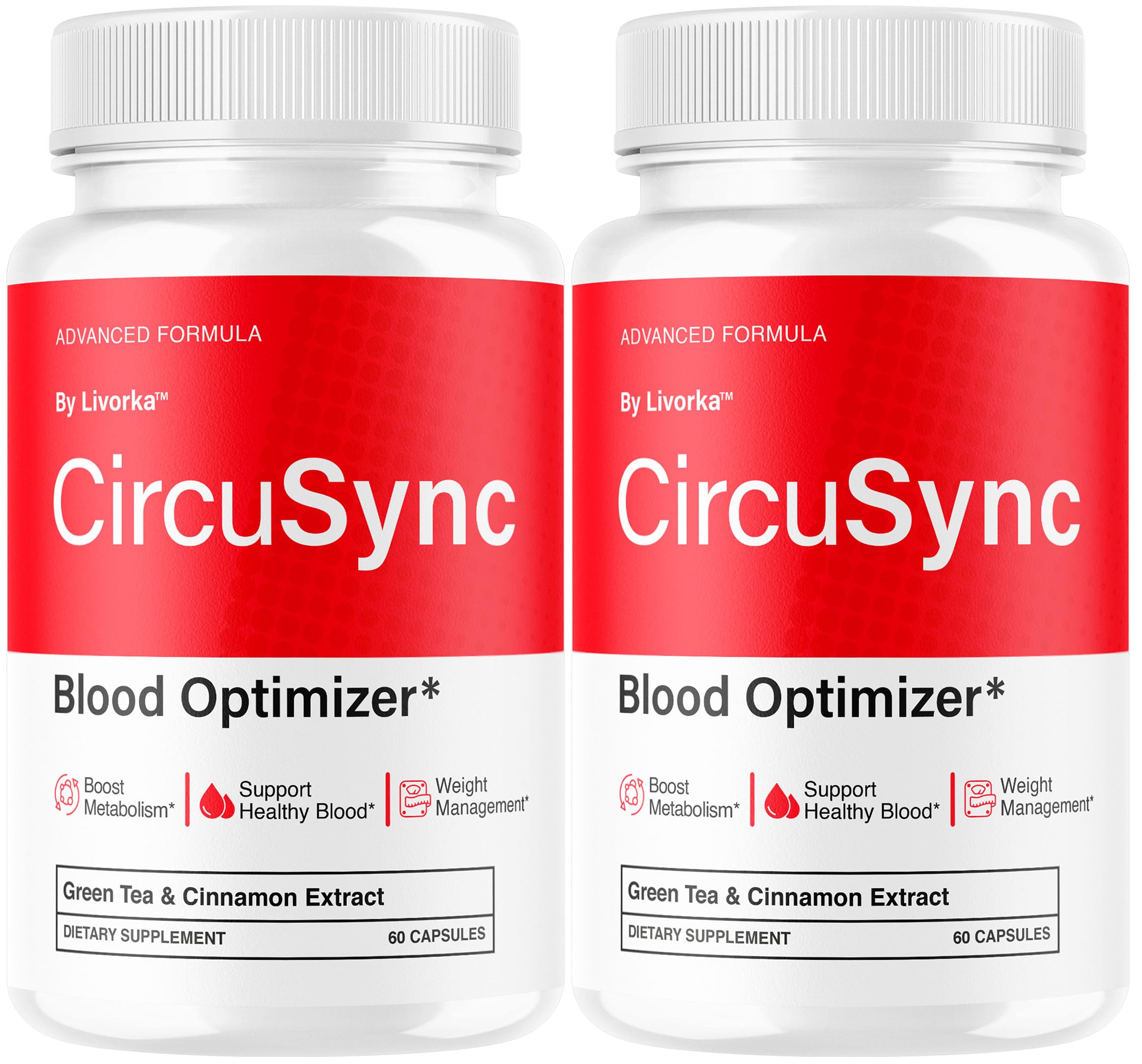 LIVORKA Circusync capsules bottle front showing compact daily wellness support