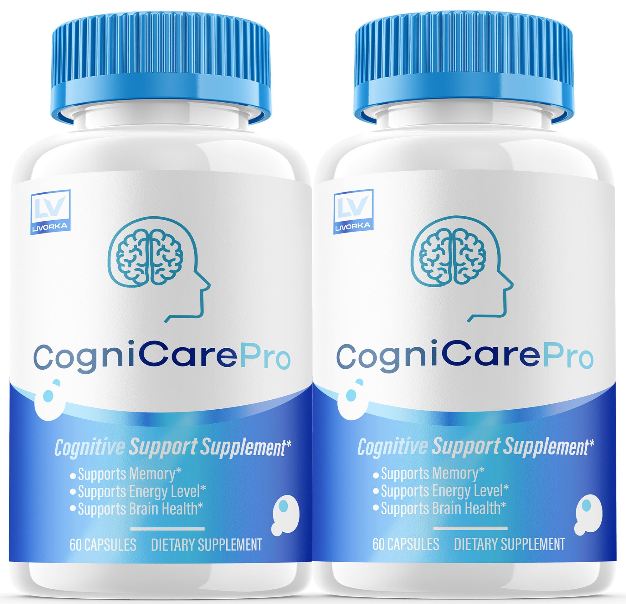 LIVORKA Cognicare Pro bottle front for daily cognitive support.