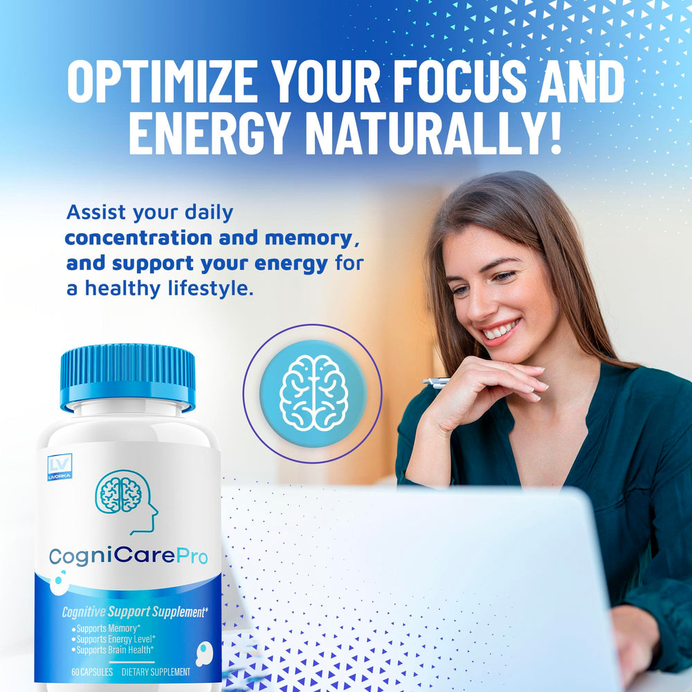 LIVORKA Cognicare Pro 3-pack collection on a clean surface for routine planning.