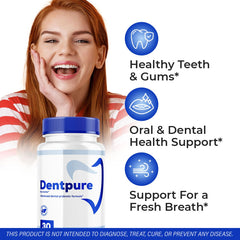 LIVORKA Dentpure capsules close-up for easy daily probiotic use