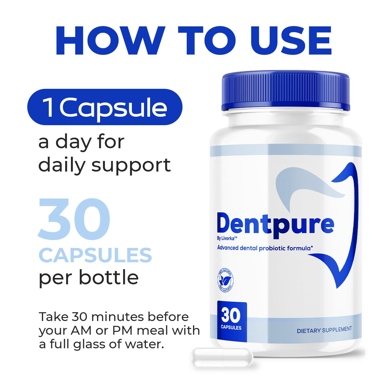 LIVORKA Dentpure two-pack packshot with convenient two-month supply