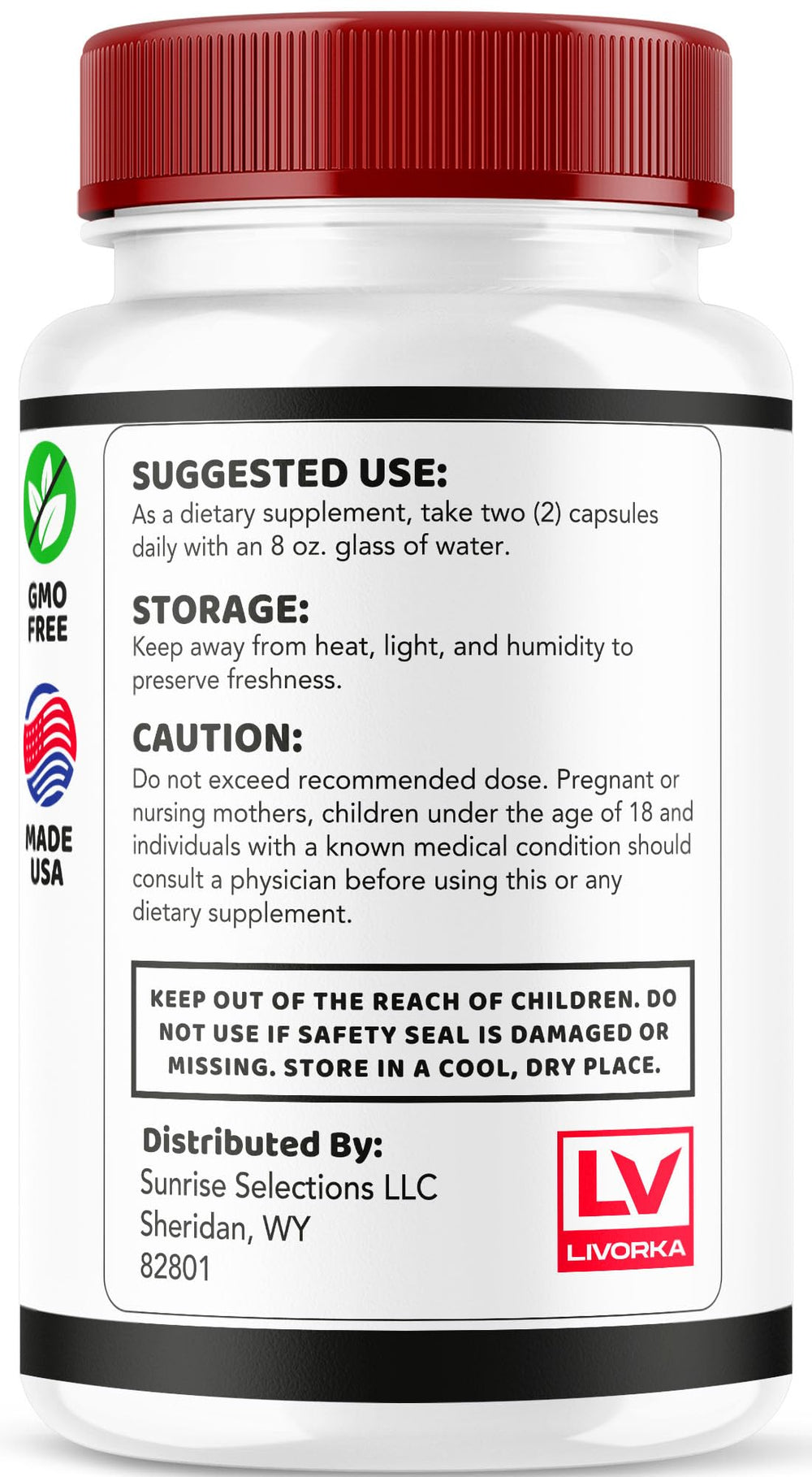 LIVORKA Easy Flow Glycogen manufacturing in USA facilities.