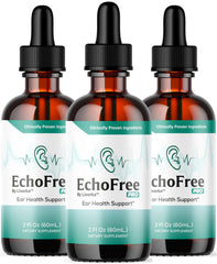 LIVORKA Echo Free Drops bottle side view for natural ear wellness during daily use.