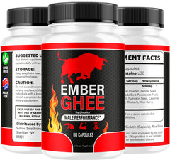 LIVORKA Ember Ghee Pills workout‑ready bottle in gym setting