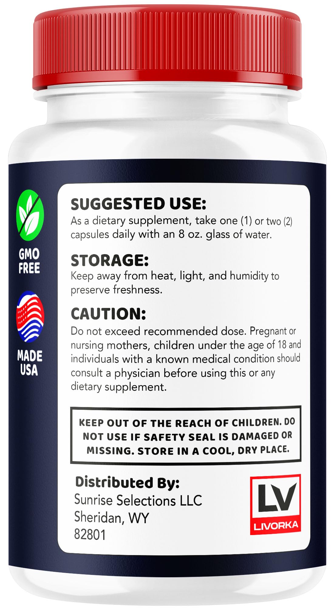 Label highlights natural ingredients and formulation details of Enduraxe Prime.