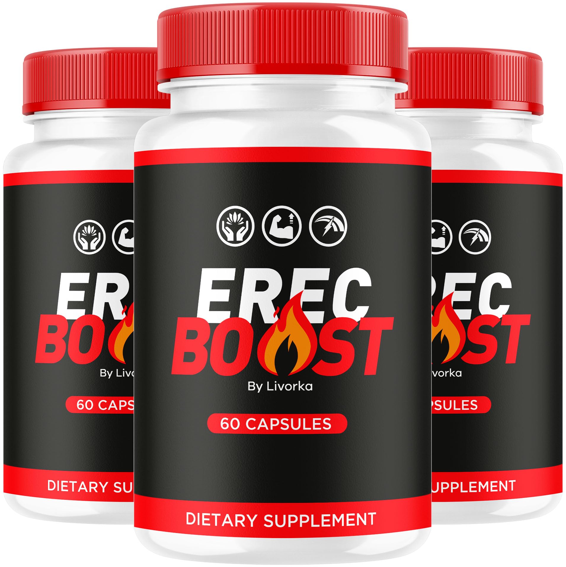 Livorka ErecBoost capsules bottle front for daily vitality on the go