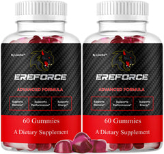 LIVORKA Ereforce Gummies front view bottle for daily wellness.