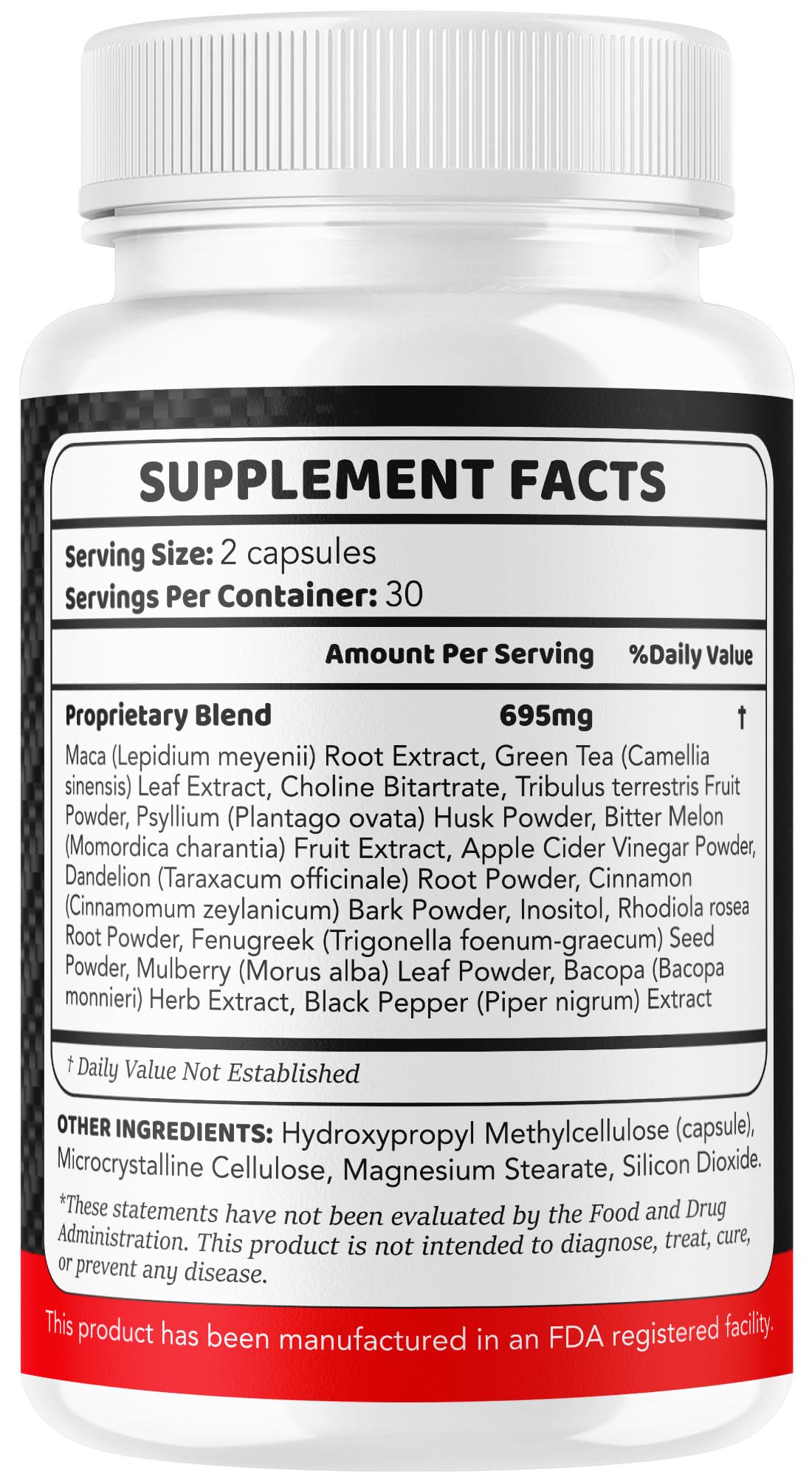 LIVORKA Ereforce label: clear ingredients and premium formula notes