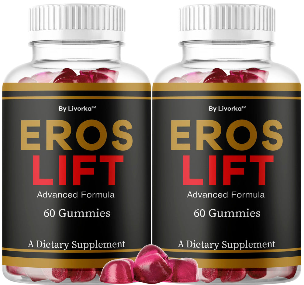 LIVORKA Eros Lift gummies bottle front for daily wellness support