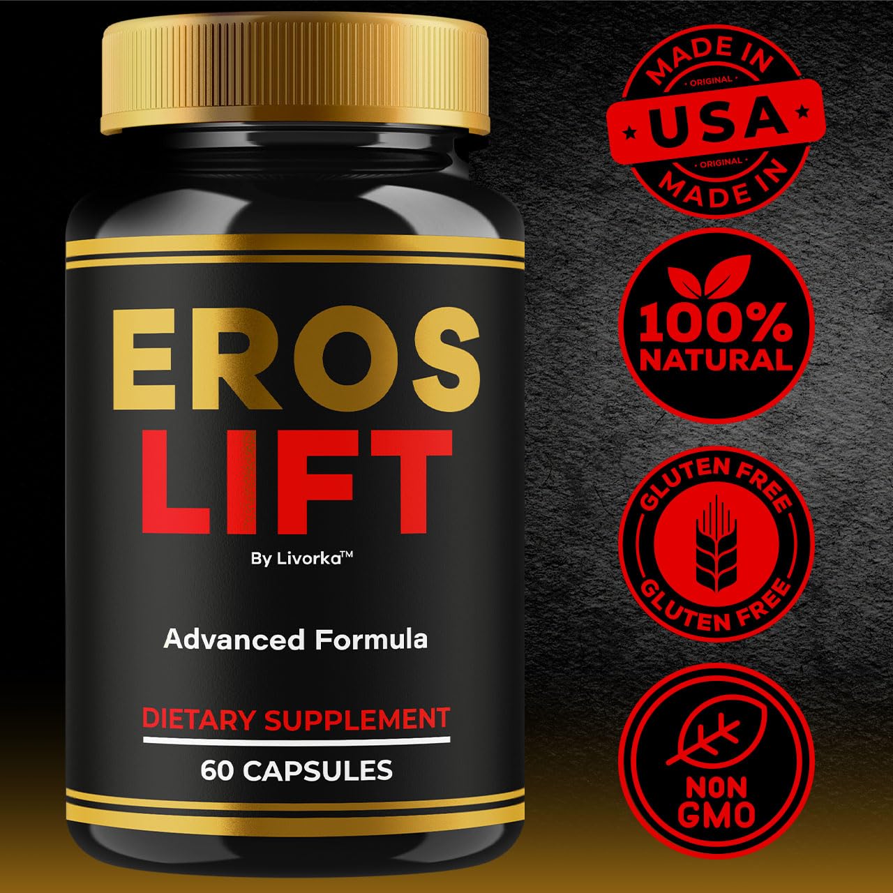LIVORKA ErosLift two-month supply packaging for ongoing routines