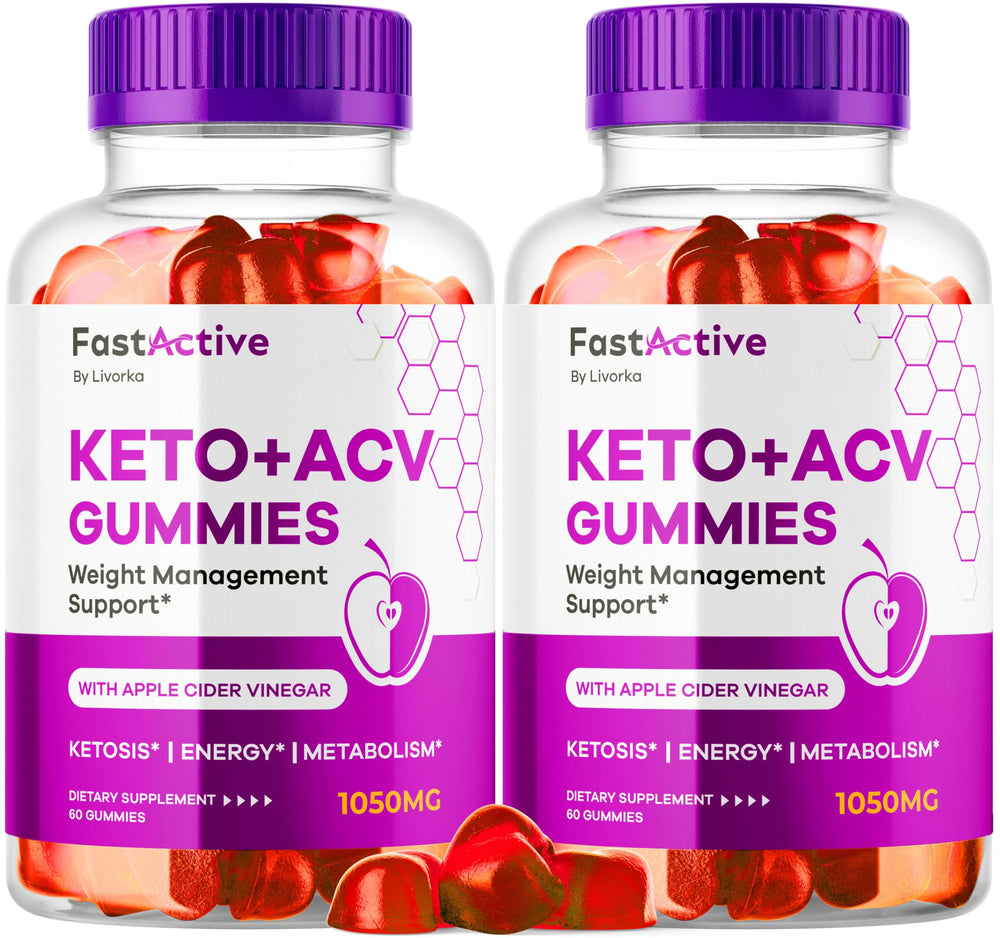 LIVORKA Fast Active Keto ACV Gummies bottle for a convenient keto routine.