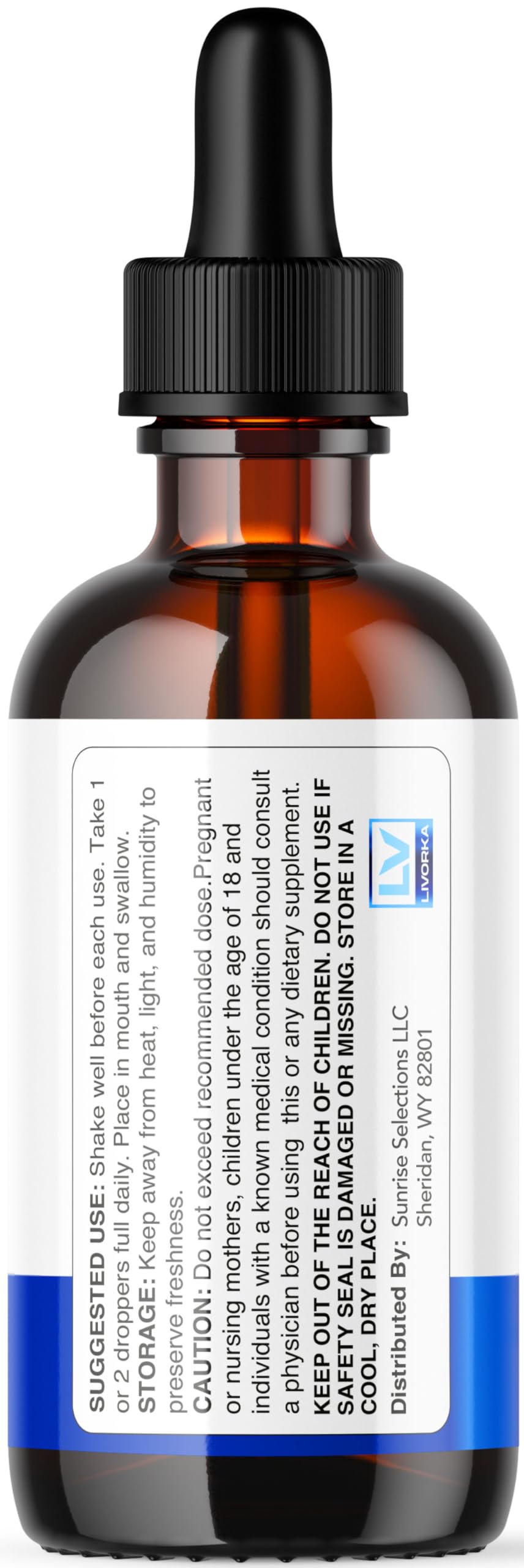 LIVORKA FloraSlim drops poured for easy dosage.