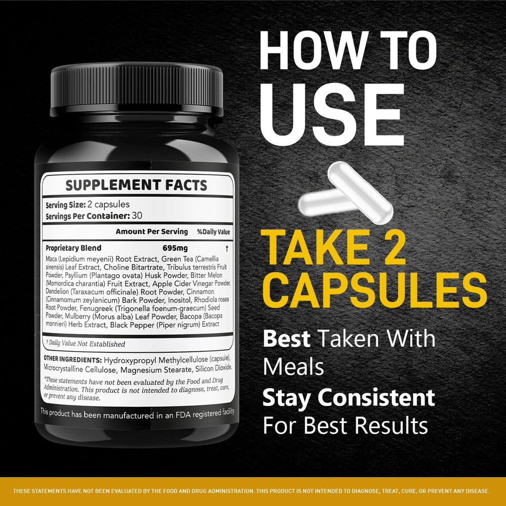 LIVORKA GaraHerb Plus dispensed capsules ready for daily use.