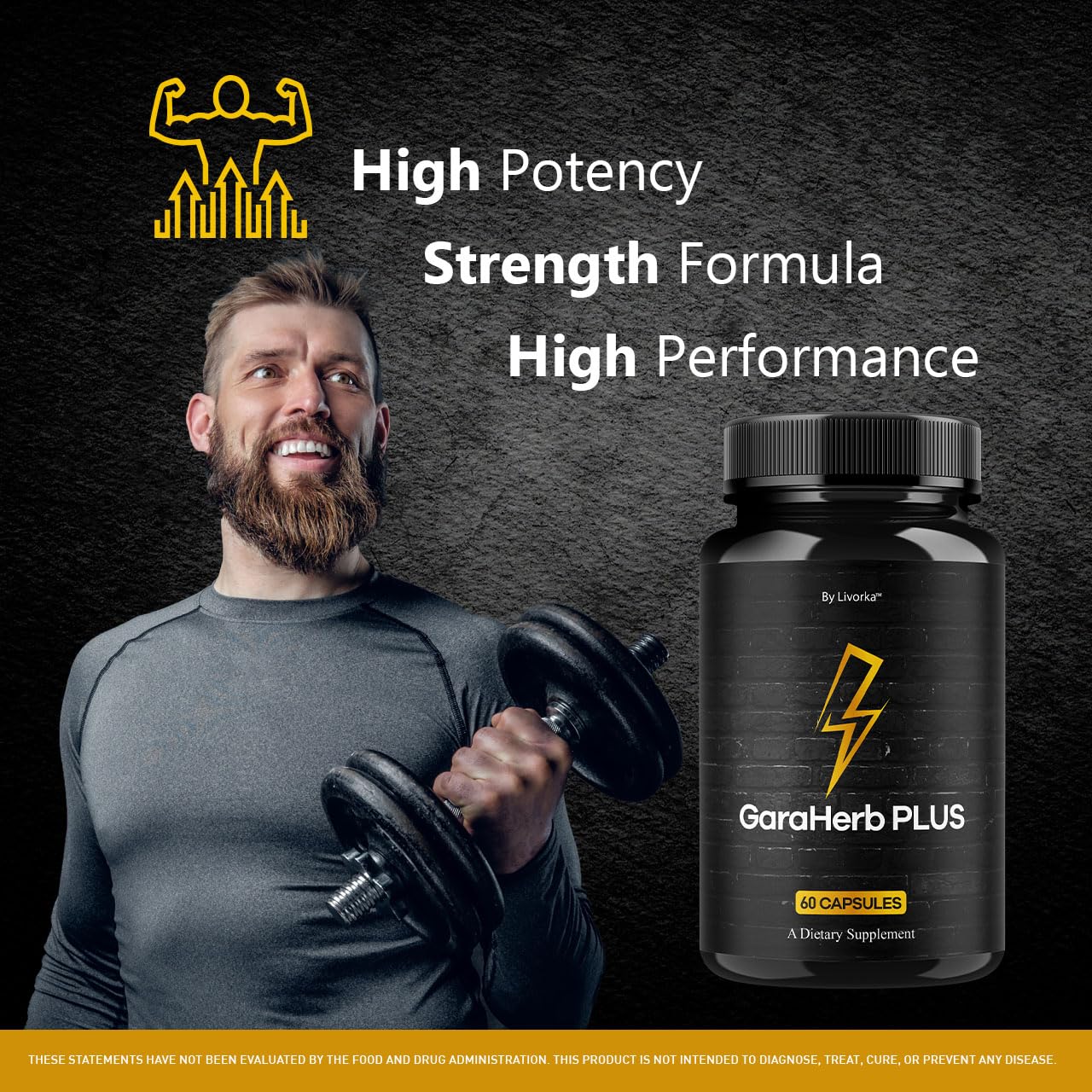 LIVORKA GaraHerb Plus ingredients shot highlights natural Gara herb blend.