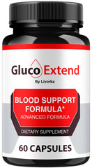 LIVORKA Gluco Extend bottle close-up for a convenient daily supplement routine.