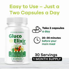 LIVORKA GlucoElixir Pro three-pack display for value