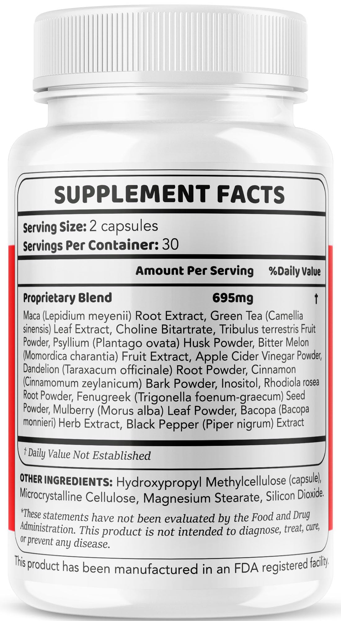 LIVORKA GlucoZone capsule-count label showing daily dose guidance.