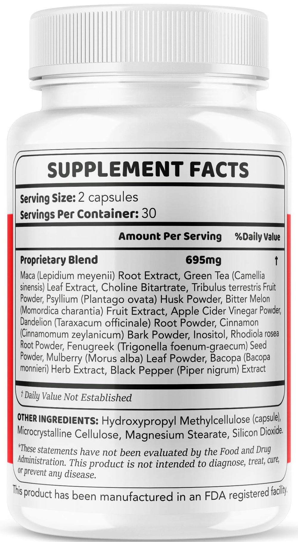 LIVORKA GlucoZone capsule-count label showing daily dose guidance.