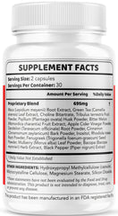 LIVORKA GlucoZone capsule-count label showing daily dose guidance.