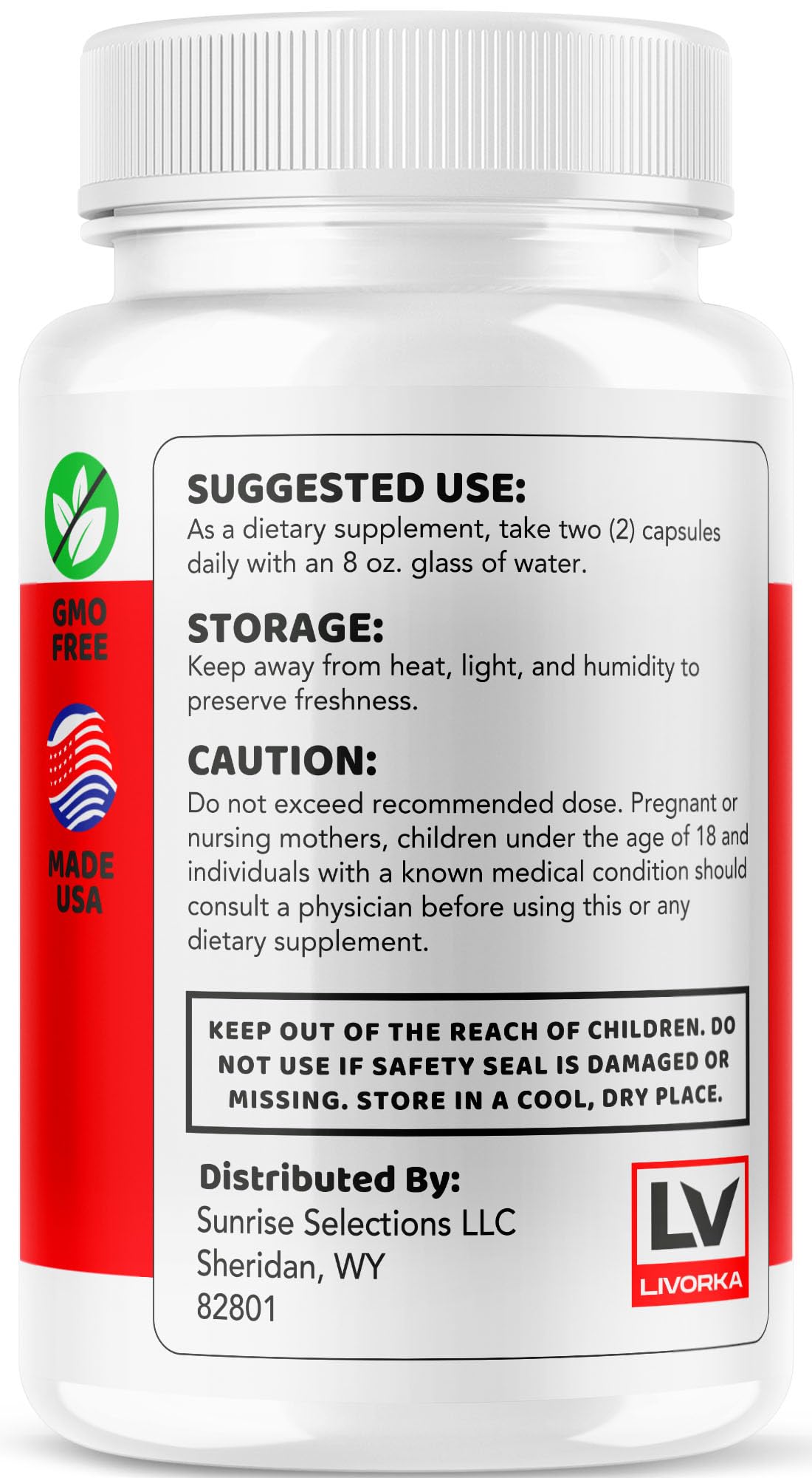 LIVORKA GlucoZone usage shot illustrates easy daily supplementation.