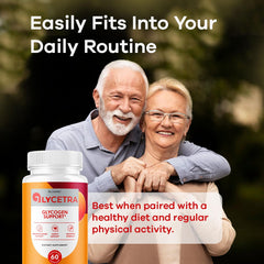 180 Glycetra capsules ready for a three-month wellness routine.