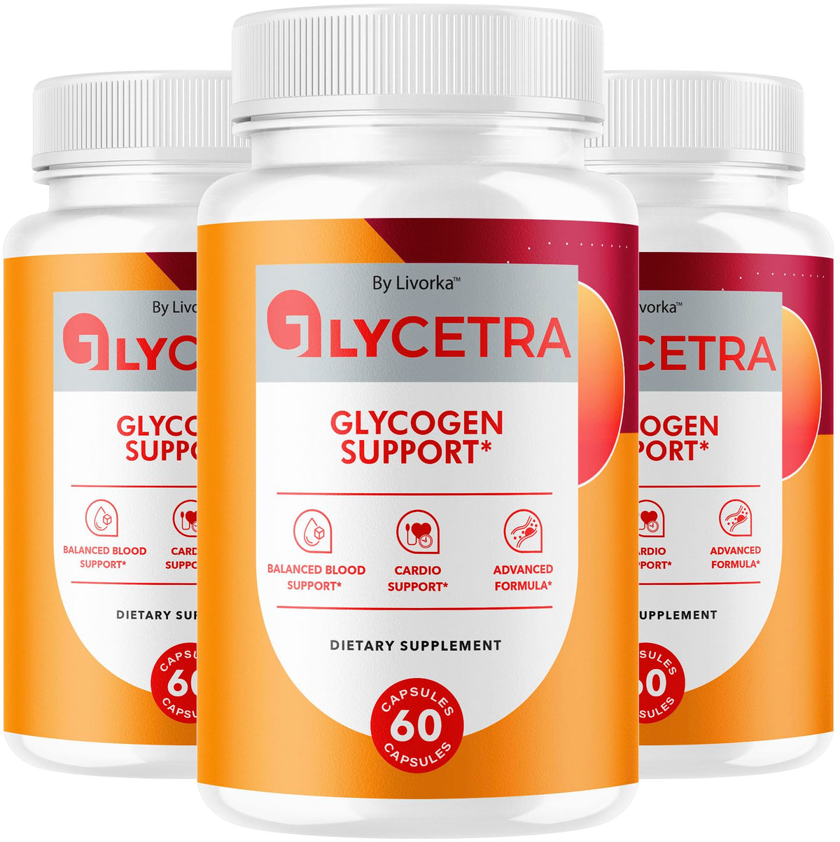 LIVORKA Glycetra bottle front view for daily wellness.