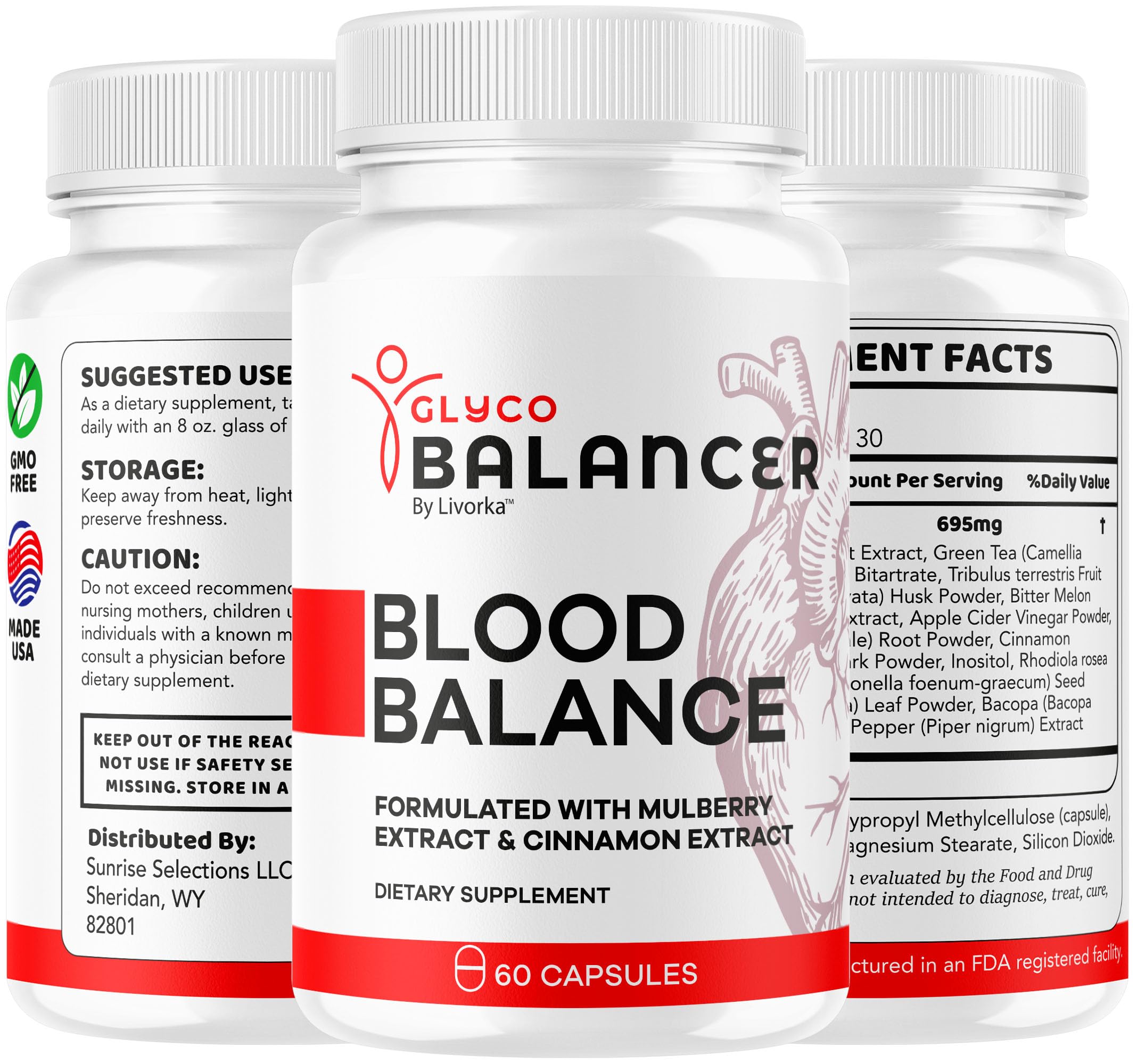 LIVORKA Glyco Balancer 5 pack, clear value for a multi month wellness routine