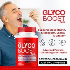 LIVORKA Glyco Boost Pro capsules close-up highlighting easy intake.